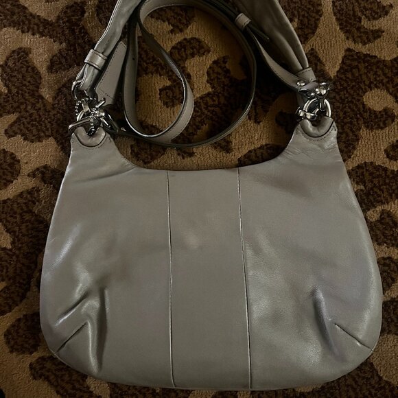 COACH Grey Kristin Hippie Crossbody/Shoulder Bag - Picture 4 of 4